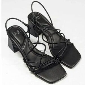 ✨ Marc Fisher Calynda Crisscross Block Heel Sandals | Size 9.5 ✨